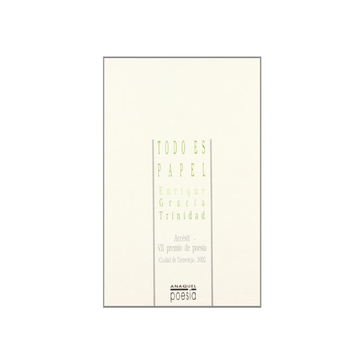 Todo Es Papel (Dibujo Dedicatoria a mano alzada y firma autógrafa del autor)